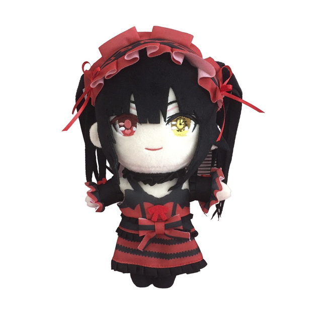 Hẹn hò với đồ chơi trực tiếp nhân vật hoạt hình Gối nhung cosplay Tokisaki Kurumi Yoshino Đồ chơi bú