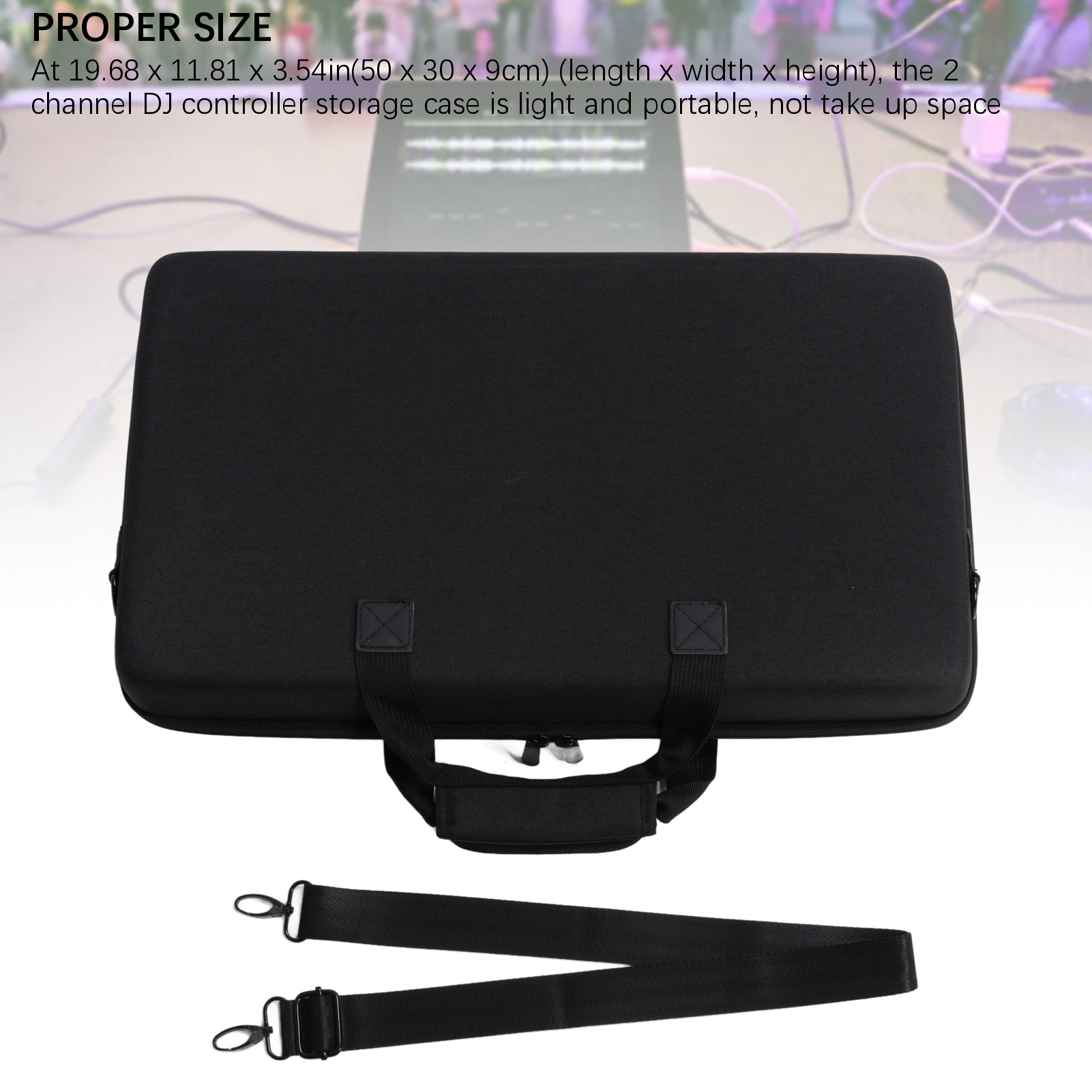 DJ điều khiển Túi 2 kênh DJ điều khiển lưu trữ trường hợp cứng xách tay Mang trường hợp