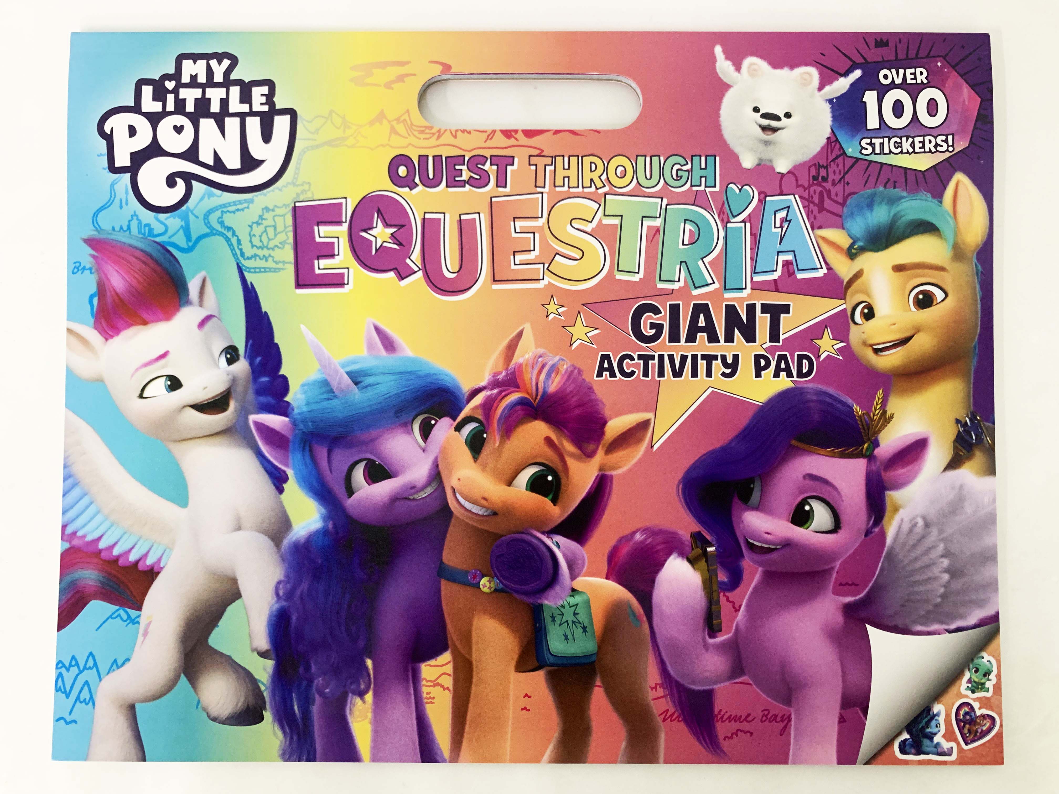 My Little Pony Giant Colouring Activity Book Pad Big Truck Pups to