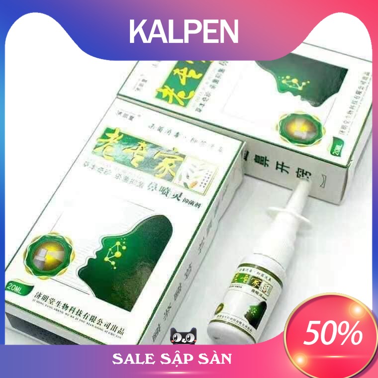 Xịt xoang mũi, viêm mũi dị ứng hiệu quả chai 24ml nội địa Trung - KALPEN