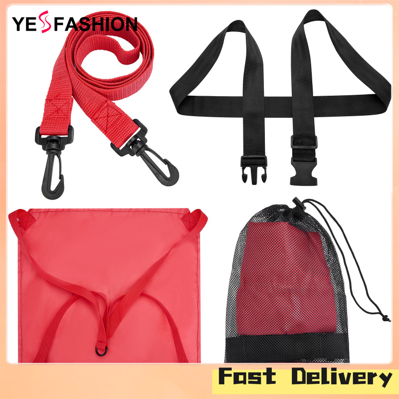 Yesfashion Store IN stock Swimming Resistance Belt, Swim Pool Swimming Trainer Belt Harness, Great For Swimming Training & Exercise Pool Accessory Grown-ups ราคา 173 บาท*ส่งฟรี