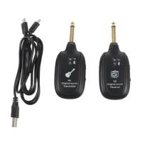 DAWEIF 1 Set A8 Guitar TransmitterReceiver UHF 20Hz-20kHz Wireless Guitar Receiver Electric Instruments USB Wireless Guitar Adapter Wireless Guitar