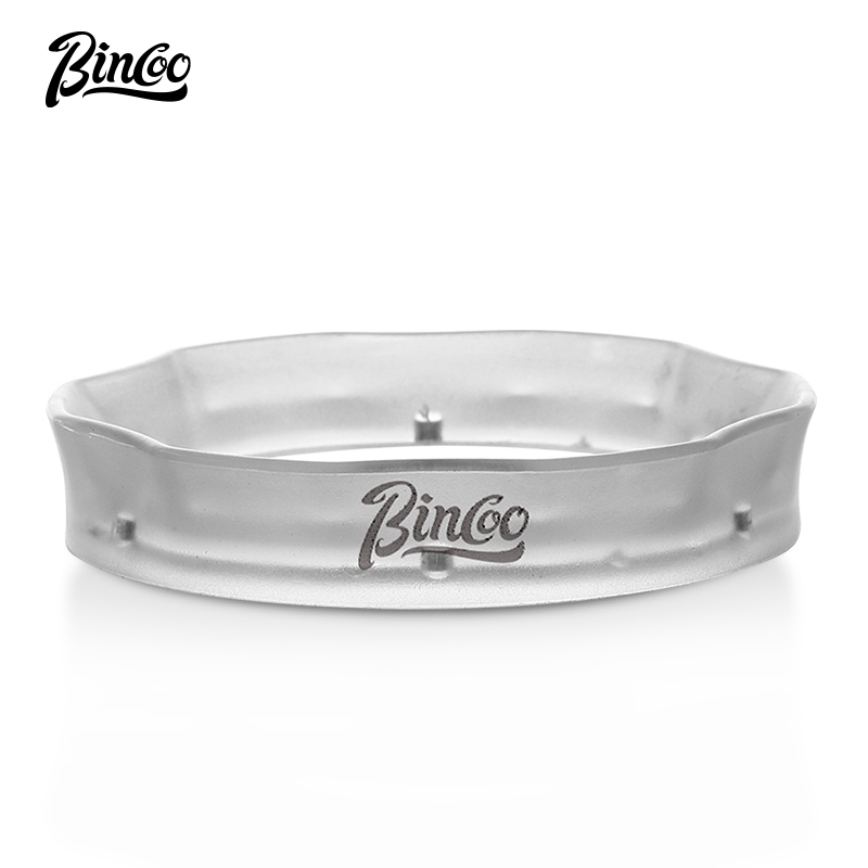 BINCOO Coffee Tamper Powder Receiving Ring Coffee Machine Espresso Coffee Making Accessories 51/58MM ราคา 302 บาท*ส่งฟรี