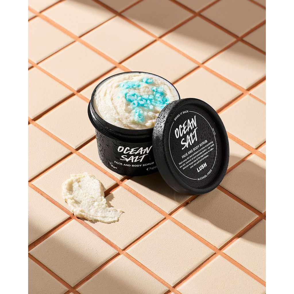 LUSH - Tẩy tế bào chết da mặt Ocean Salt (Tự bảo quản) 5505006-00004-120g