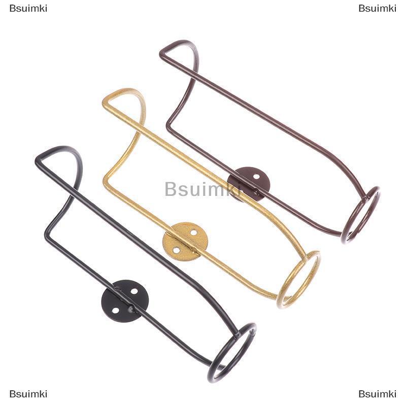 [COD] Bsuimki 1pcs treo tường Bar rượu vang chủ Champagne lưu trữ hiển thị sắt kim loại hỗ trợ kệ đứng