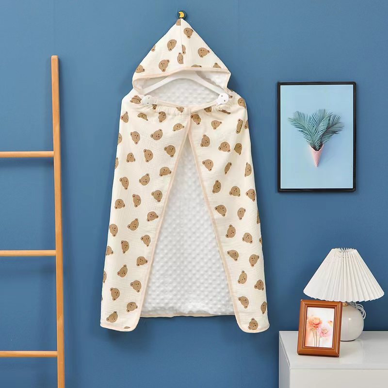 WNDR Selimut Bayi On The Go | Nursing Cover | Penutup Stroller Multifungsi Bahan Cotton Muslin