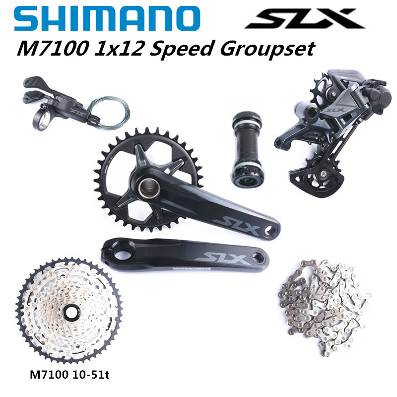 Bộ Group xe đạp Shimano SLX M7100 - kèm BB