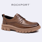 Rockport Men's Black Leather Prowalker Sneakers