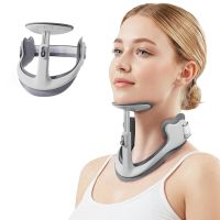 Posture Corrector-for Neck&amp Cervical Spine Alignment-360° Adjustable for Neck Collar with 28 Level Height Settings Memory Foam Support