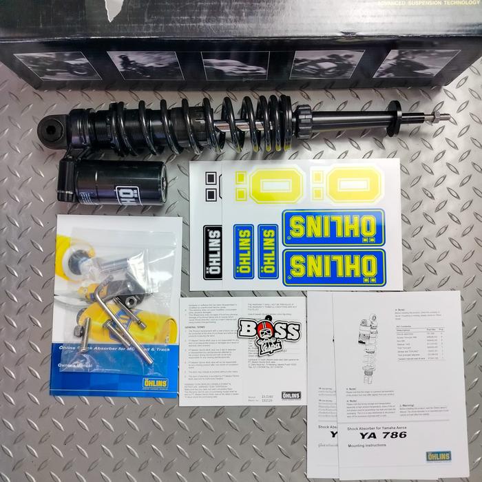 SHOCK TABUNG OHLINS YA SERIES REAR BLACK SPRINT PRIMAVERA S LX LXV - Halostore Harga 14,929,000 rupiah*Gratis Ongkir