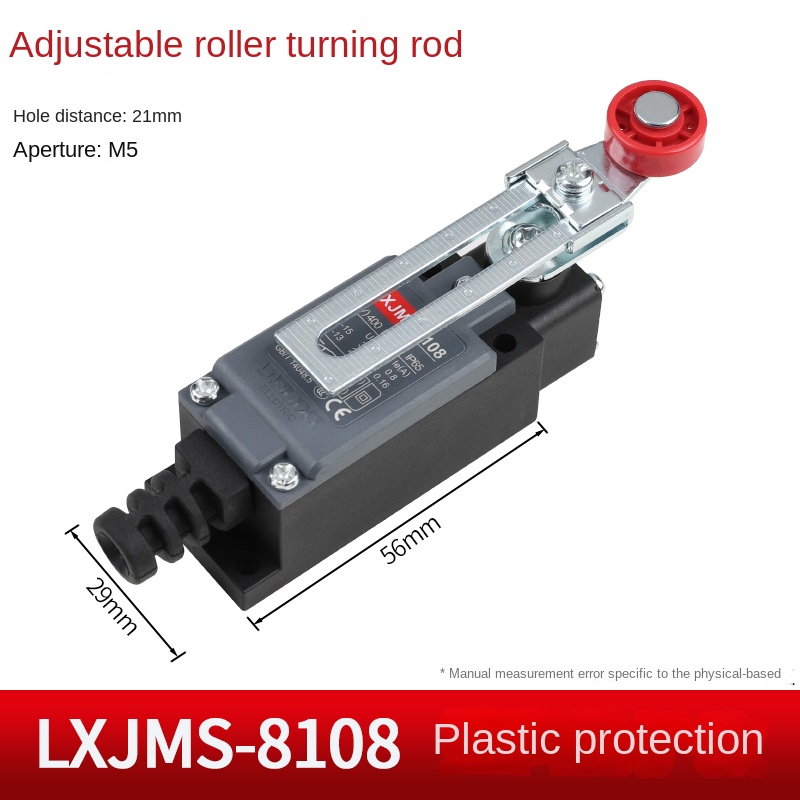 Công tắc hành trình Delixi LXJMs 8108 – Loại roller cơ khí tiếp xúc nhỏ gọn limit 8104 micro motion YBLX-ME - LXJM-8108 Mẫu Mới