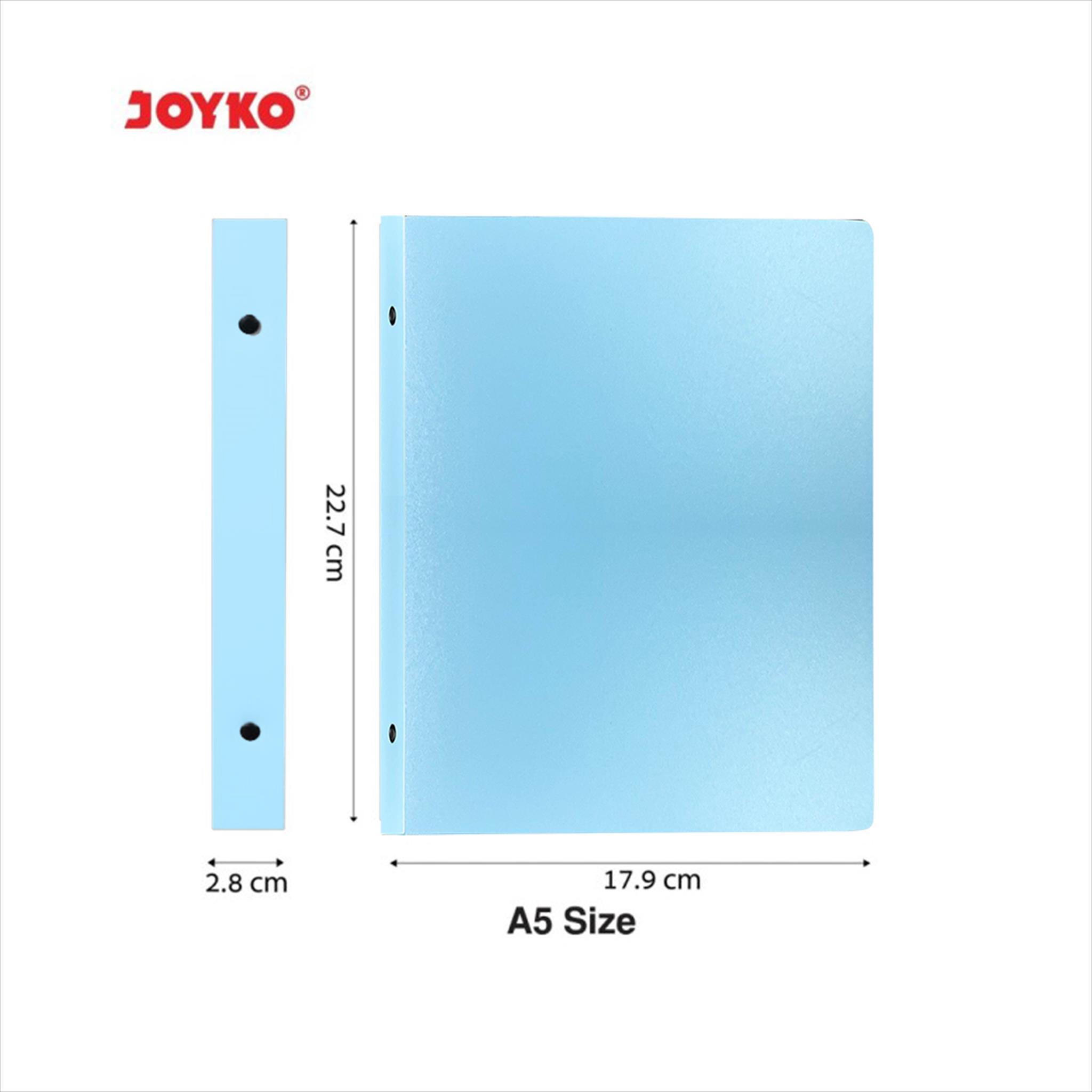 NA JOYKO Binder Note A5 B5 Polos / Buku Binder Joyko Polos Warna Pastel