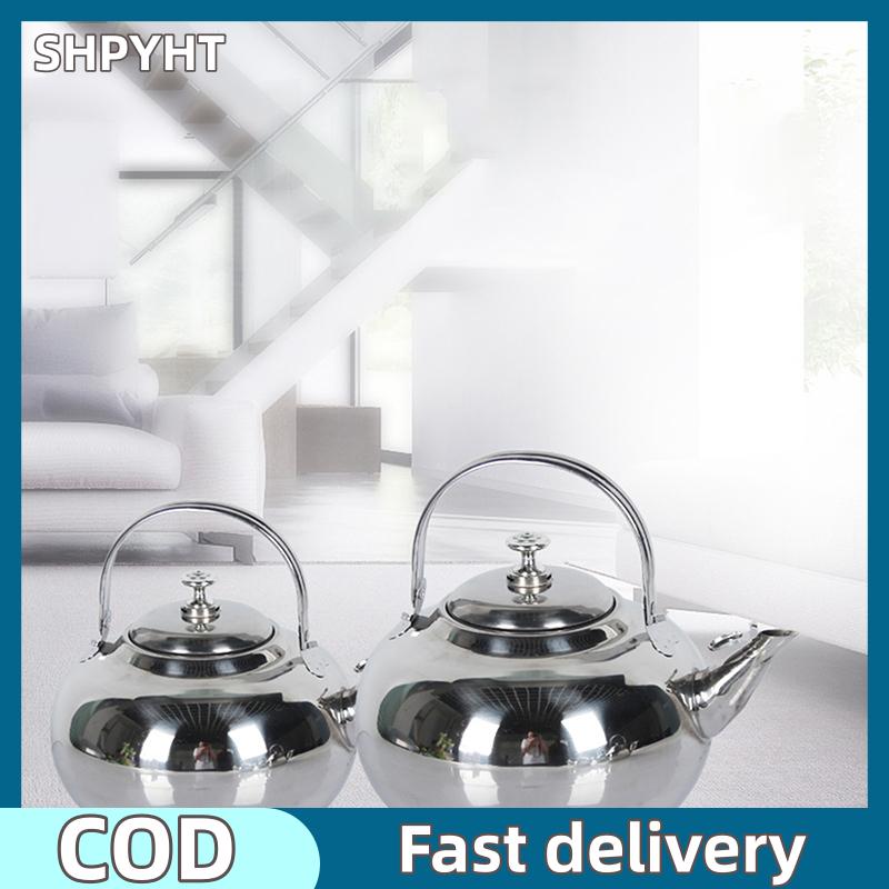 SHPYHT Thép không gỉ Ấm đun nước chịu nhiệt xử lý Stovetop nước di động Bếp gas ấm trà Đun sôi nhà bếp điện đồ nấu nướng