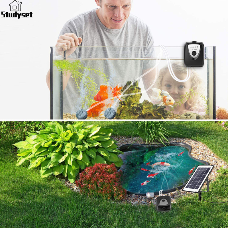 Studyset IN stock Small Aquarium Oxygen Pump Ultra-quiet Charging Portable Aerators For Household Outdoor ราคา 786 บาท*ส่งฟรี