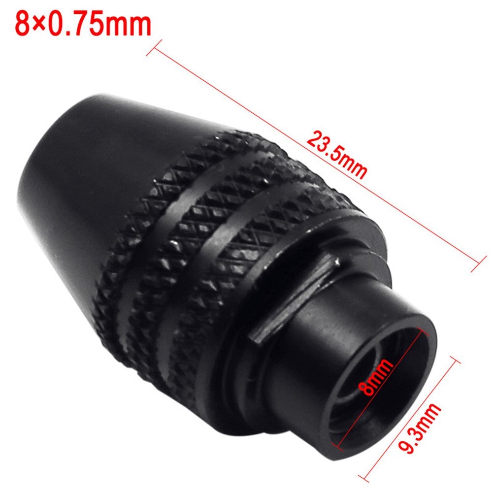 Hometool Ba mâm cặp Ngàm với Keyless thay đổi nhanh chóng cho 0 3 3 4mm bit M7 m8x0 75 vít