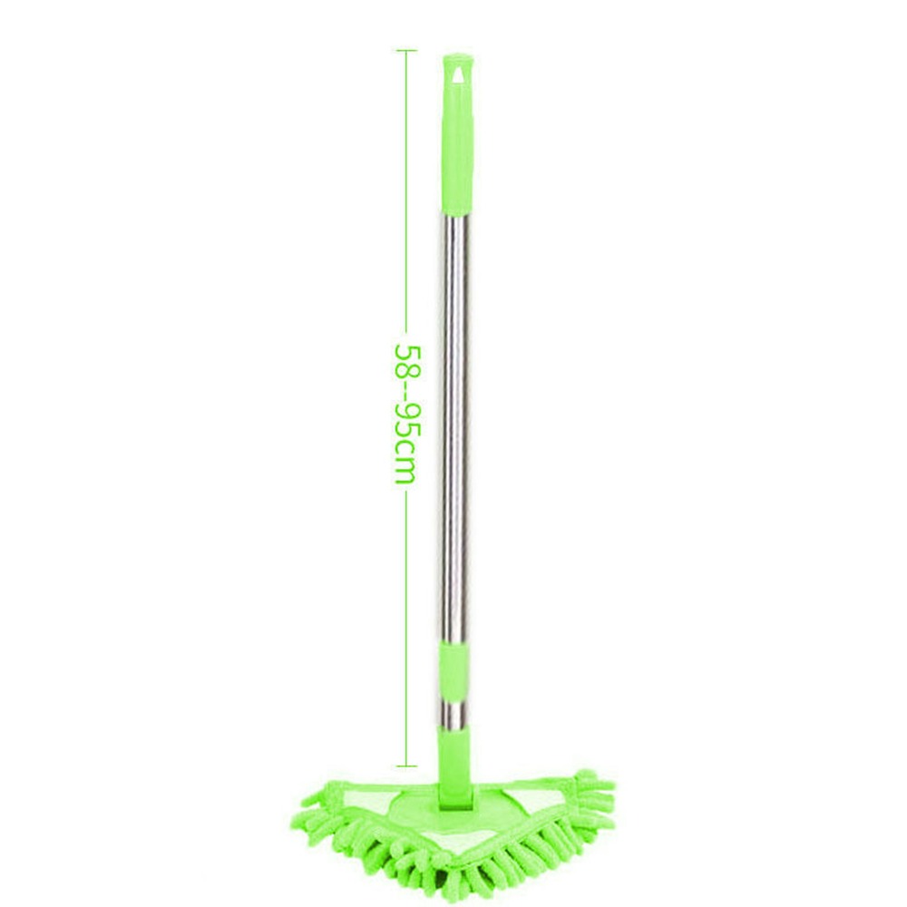 HUISHU Tam giác Cây lau nhà Đa chức năng Xoay 180 độ Cây lau nhà Mini  Làm sạch tường Cây lau nhà loại bỏ bụi - 5