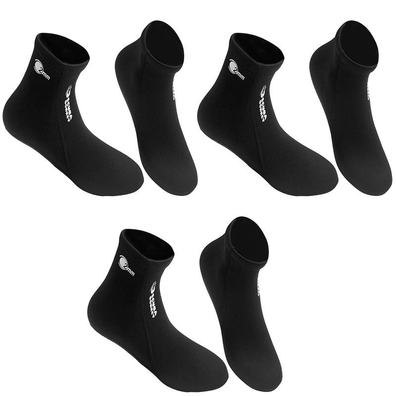 B7(PFUO) Neoprene Diving Socks Boots Beach Booties Snorkeling Diving Surfing Boots Non-Slip Beach Di