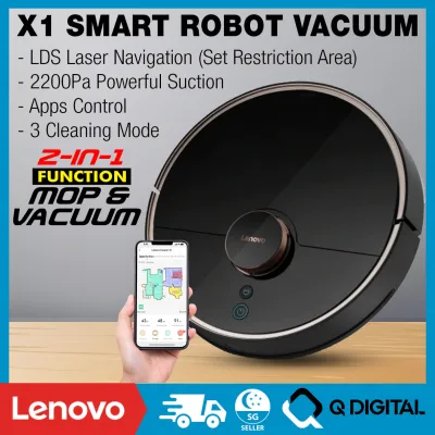 Lenovo X1 360 S7 PRO Robot Vacuum Cleaner Sweep and Mop LDS Lidar Laser Navigation Wet and Dry 3000mAh 2200Pa Suction Robotic Vacuum