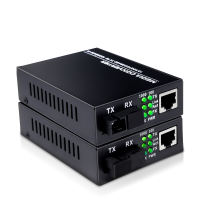ZoeRax A Pair of Gigabit Fiber Optic Transceiver Media Coverter  RJ45 Ethernet SC Singlemode