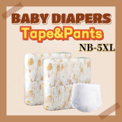 Aibeile 30pcs Disposable Pull-Up Baby Diapers, Strong Absorption