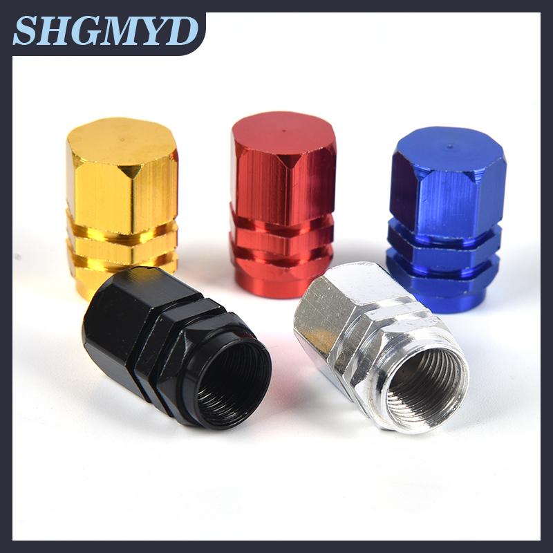 SHGMYD 4 chiếc nắp van bằng nhôm bu lông nắp van lốp xe hơi thân lốp xe hơi Giá 8,660 Đồng*Miễn phí vận chuyển