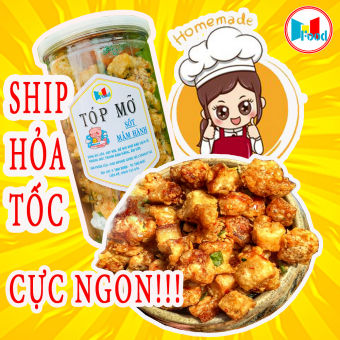 Tóp Mỡ Sốt mắm Hành - Tốp Mỡ Liền Da