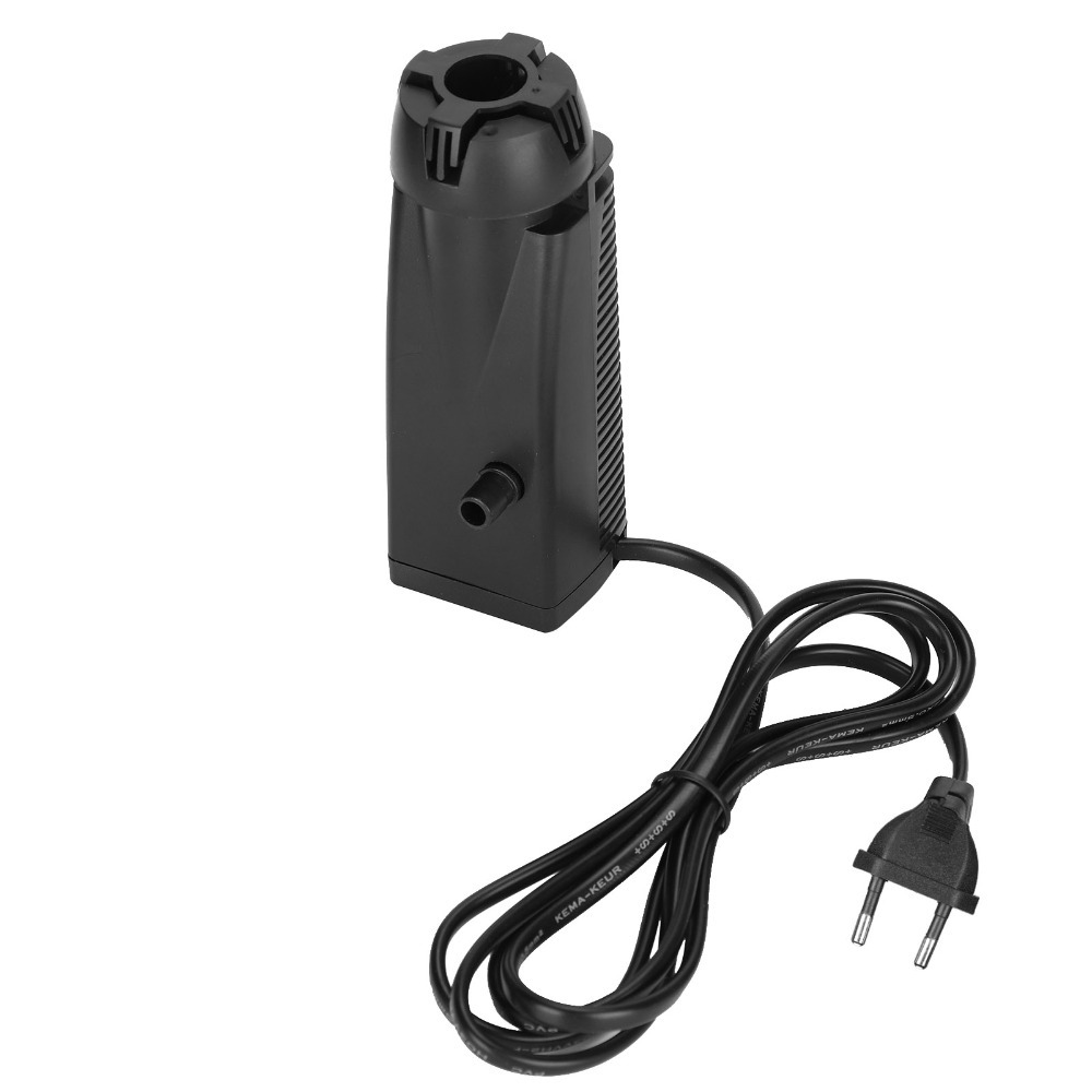 FEECE Loại treo Bộ lọc màng dầu bể cá PVC Đen Bộ lọc bể cá Lọc lọc Cốc hút Bộ lọc skimmer dầu Cỏ nước - 3