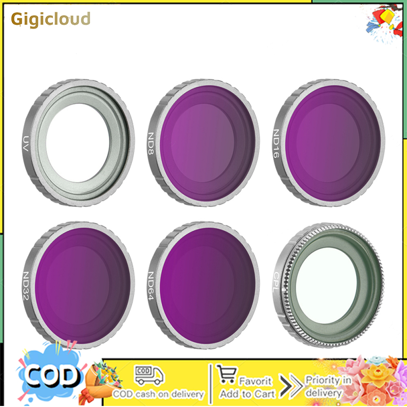 Camera Lens Filter Multi-Coatings UV Protection / Polarizer / Neutral Density Filter Compatible For GO2 / GO3 ราคา 216 บาท*ส่งฟรี