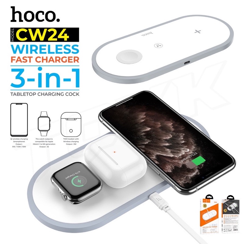 ช้อป Hoco Wireless Charger Cw24 ออนไลน์ในราคาที่ดีกว่า Lazada