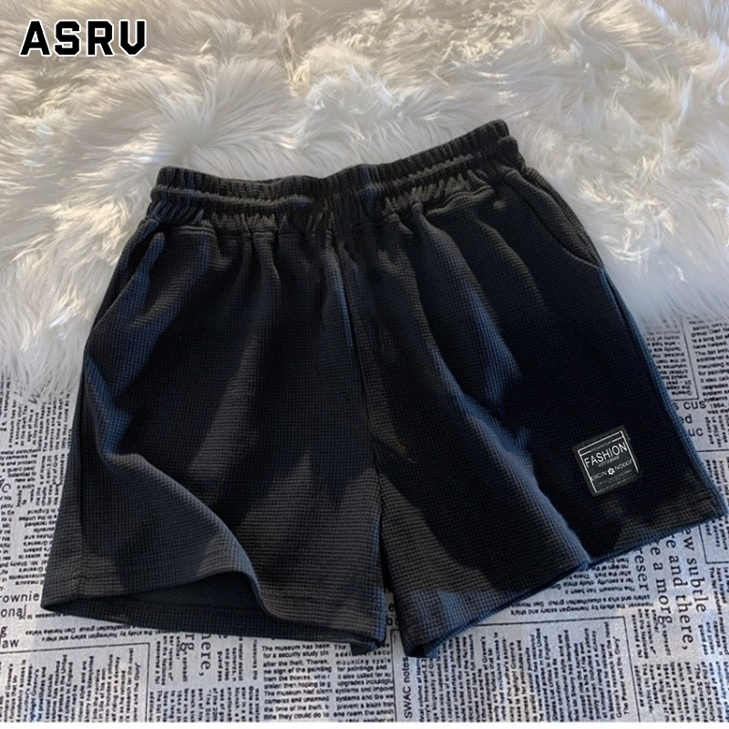ASRV Quần Short Nam Quần Short Waffle Quần Short Thể Thao Thoải Mái Giản Dị Quần Pyjama Mặc Ngoài quần đùi nam quần short nam quần short nam xịn quần sọt nam quần đùi thun nam quần đùi thể thao quần soóc nam shorts for men quần đùi nam xịn
