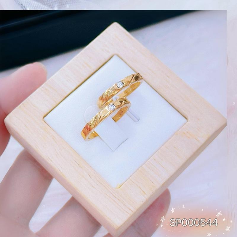 (1 chiếc) Nhẫn đồng bền - cặp đôi (S544)