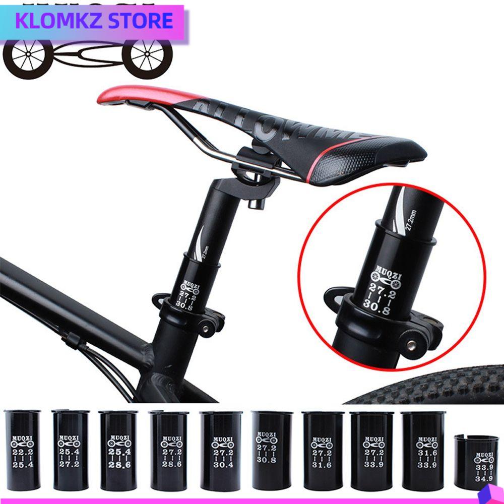 KLOMKZ 1pc Nhiều kích thước Điều chỉnh Đường kính 27,2 Xe đạp leo núi Cột an toàn cho xe đạp đường bộ Ống đăng chỗ ngồi Bộ giảm cột an toàn Giảm bộ điều hợp tay áo