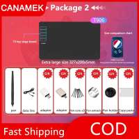 【CANAMEK】 Graphics Drawing Tablet Digital Pen Pad Writing Drawing Board For Android Phone Windows Mac Laptop For Painting Designing Course