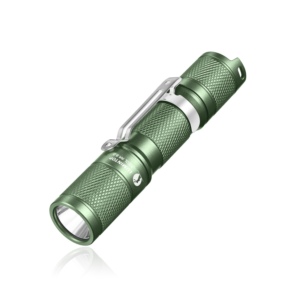 Công cụ phát quang AA 3.0 900lm kích thước nhỏ Đèn Led Móc Chìa Khóa 14500 và AA pin EDC torchs với công tắc đuôi tacticals công cụ sinh tồn đèn cảnh báo đi bộ