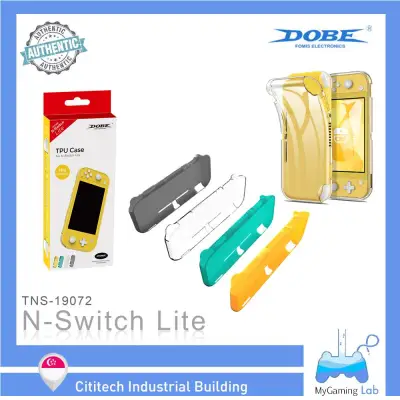 [SG Wholesaler] TNS-19072 DOBE Nintendo Switch Lite Matte Texture Soft Protective Case Cover TPU Cases For NS Mini Console