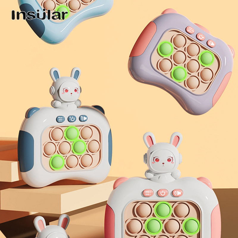 Insular Thế hệ thứ hai của nhà tiên phong giết Chuột đẩy Bảng điều khiển trò chơi theo đồ chơi câu đố tốc độ âm nhạc của trẻ em vượt qua các cấp độ và đánh sóc đất