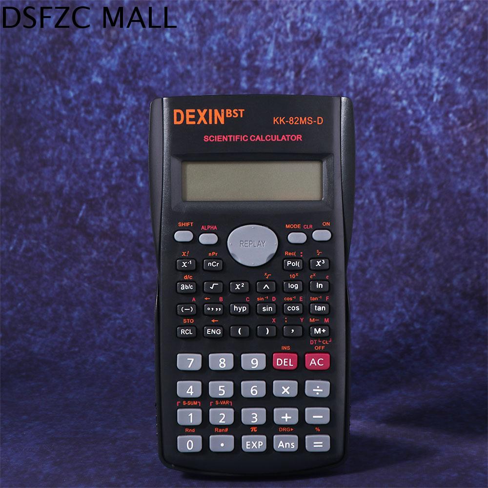 DSFZC Màn hình 2 dòng Máy tính khoa học Đa chức năng Hiển thị 12 chữ số Máy tính 240 chức năng Hữu ích Màn hình lớn Máy tính học sinh Trường học/Văn phòng