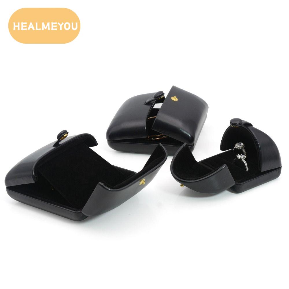 HEALMEYOU หนัง PU ถุงบรรจุภัณฑ์เครื่องประดับ สร้อยข้อมือ ต่างหู แหวน สร้อยคอ กล่องเก็บต่างหู หวาน ผู้จัดการ กล่องแสดงเครื่องประดับ คู่รัก ราคา 404 บาท*ส่งฟรี