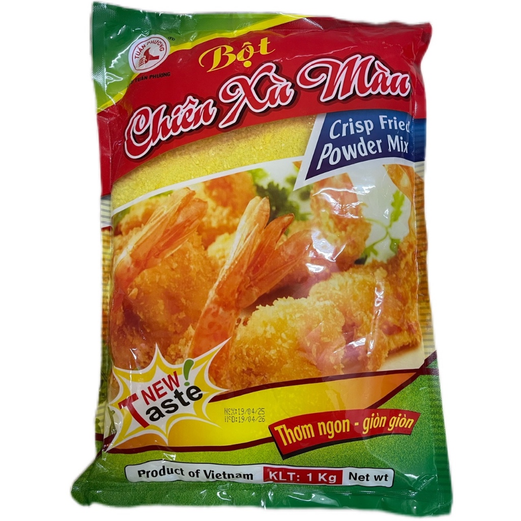 Bột Chiên Xù Tuấn Phương Vàng chanh 1kg[ THƯC PHAM GIA DUNG HUNG PHUC]