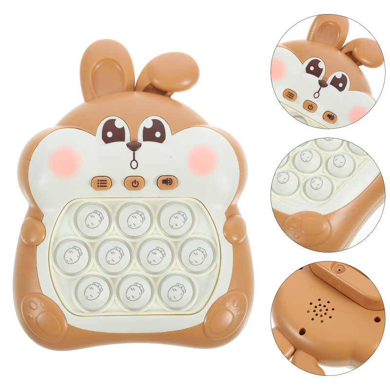 BESTOMZ Nhanh chóng đẩy đèn lên trò chơi Fidget Toys Pops Fidget Push Game Đồ chơi giáo dục cho trẻ em
