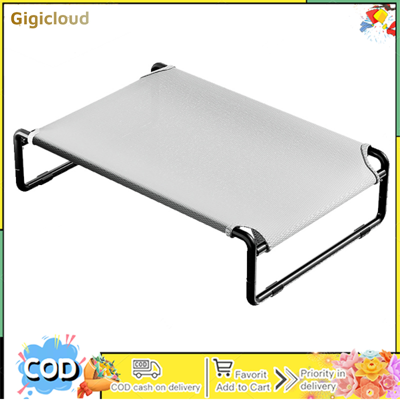 Raised Dog Bed, Cooling Dog Bed With Waterproof Steel Pipe, Suspended Design Cooling Dog Bed, Rust-proof High Strength Pet Supplies For Outdoor, Indoor ราคา 678 บาท*ส่งฟรี