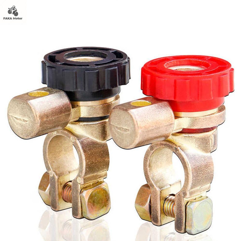 FAKA 12V Công tắc ngắt ắc quy ô tô Chống rò rỉ Xoay góc Công tắc tắt ắc quy tự động Chuyên nghiệp Hợp kim kẽm Ngắt kết nối ắc quy ô tô Phụ Kiện Xe Hơi