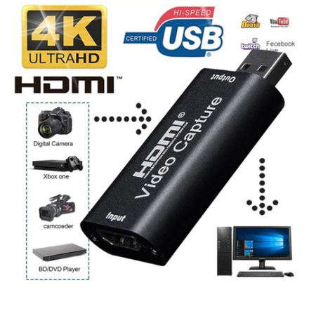 ZAU HDMI to USB 3.0 4K Video Capture Card