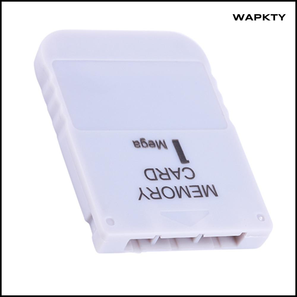 WAPKTY ความจุ 1MB การ์ดหน่วยความจำ ความเร็วสูง น้ำหนักเบา สำหรับการ์ดหน่วยความจำ PS1 น่าเชื่อถือ ขาว บัตรบันทึกเกม สำหรับคอนโซลเกม PS1 ราคา 117 บาท*ส่งฟรี