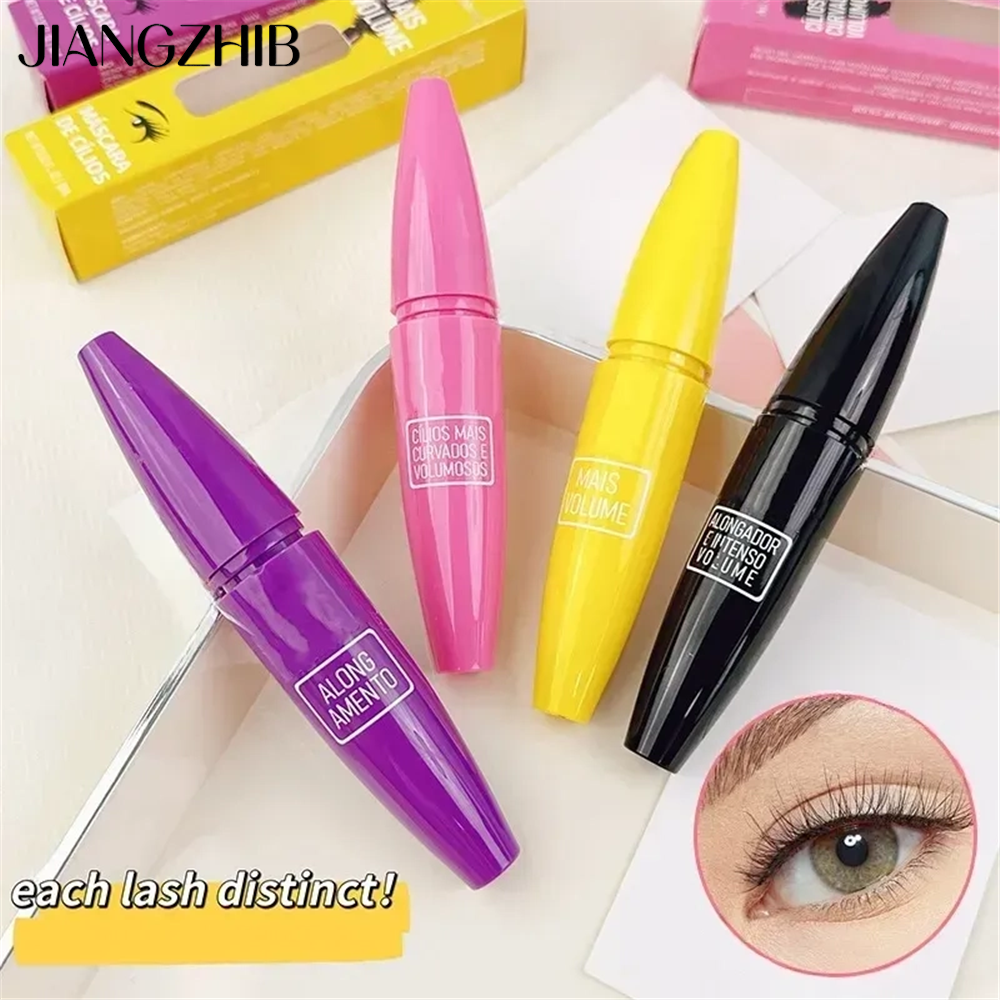 JIANGZHIB JIANGZHIB【ส่งจากไทย】มาสคาร่า 4 เฉดสี กันน้ำ กันเหงื่อ ปัดแล้วขนตางอนเด้ง ยาวฟู แยกกระจายสวย อยู่ทนทั้งวัน ไม่หลุด ไม่เยิ้ม เหมาะสำหรับคนที่ชอบแต่งตาสวยทน โดยไม่ต้องกลัวดำใต้ตา ราคา 21 บาท*ส่งฟรี