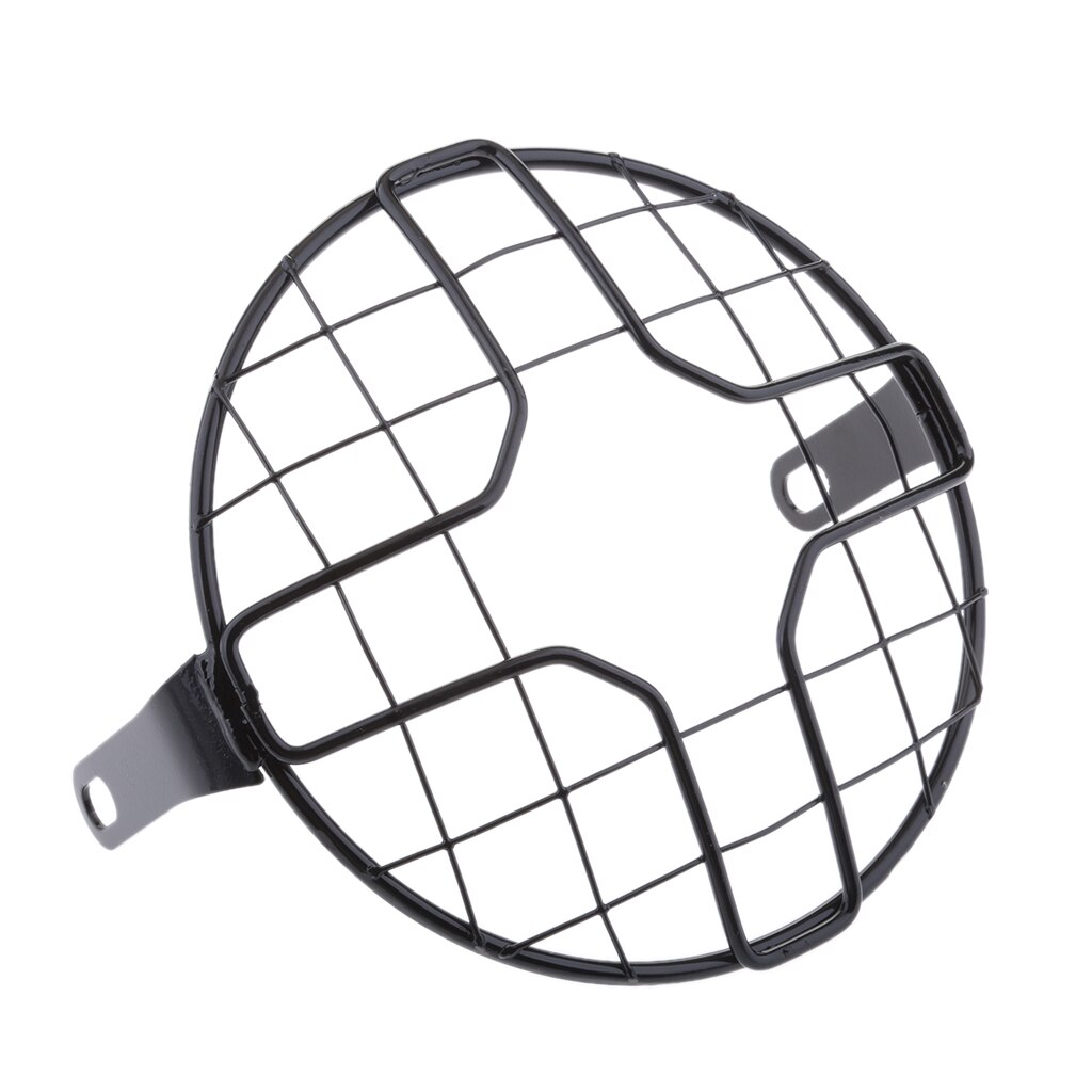 yingke Front Headlight Grille Universal Metal Protective Cover For Motorcycles Motorcycle Universal Vintage Headlight Protector Retro