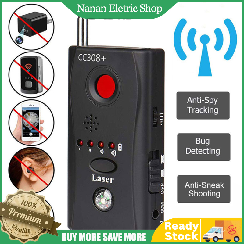 เครื่องส่งสัญญาณ GPS ป้องกันเลนส์กล้องที่ซ่อนอยู่ GSM GPS เครื่องติดตามอาร์เอฟตัวค้นหาสัญญาณ ราคา 199 บาท*ส่งฟรี