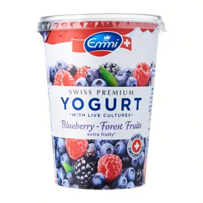 Emmi Extra Fruity Blueberry Forest Yoghurt - 450G