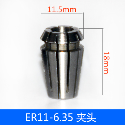 1 Dây ER11-Mâm-3.175 | Phi 11.5mm - Độ Dài 18mm | Độ Chính Xác Cao | Tiêu Chuẩn ER | Máy Tiện Phay CNC | Đa Kích Thước 1-7mm, Độ Bền Cao
