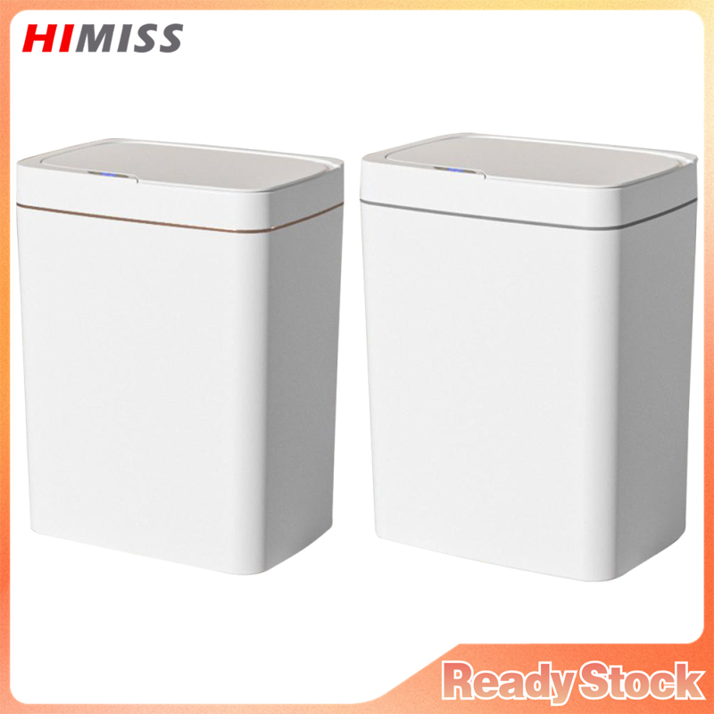 Small Smart Trash Can With Lid, 4.8 Gallon Touchless Automatic Garbage Can For Kitchen Bathroom, Waterproof Motion Sensor Trash Bin For Living Room ราคา 441 บาท*ส่งฟรี
